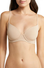 NWT 70 Natori 34DD US Underwire Contour Bra in Cafe Nude U1682