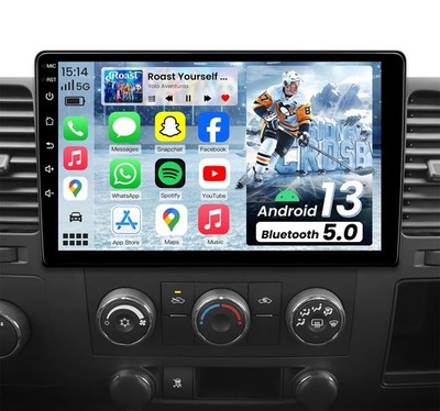 For Chevy Silverado GMC Sierra Yukon 2007-2013 4Core 2G+64GB Android13 Car Radio