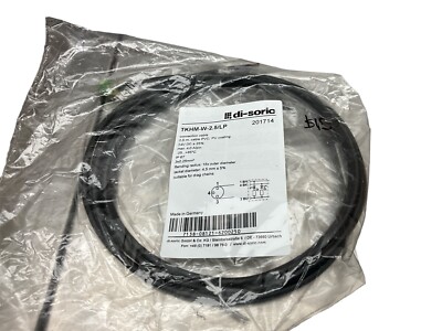 DI-SORIC TKHM-W-2.5/LP CONNECTION CABLE 2.5 m, CABLE PVC, PU COATING