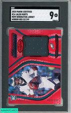 2020 PANINI CERTIFIED NEW GEN JERSEY JALEN HURTS #14 MIRROR RED 32 OF 199 SGC 9