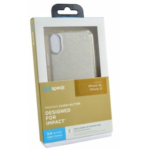 Genuine Speck Presidio Clara Glitter + Capa Protetora Resistente Para iPhone  X/XS | eBay
