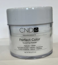CND Enhancements Perfect Color Sculpting Powder BRIGHT WHITE Retention + Powder