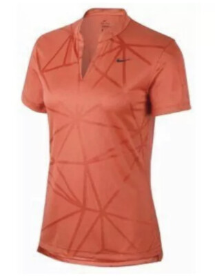 Damen Dry Victory Golf Jacquard Polo Magic Ember Dri Fit - CK5854-814 (klein)
