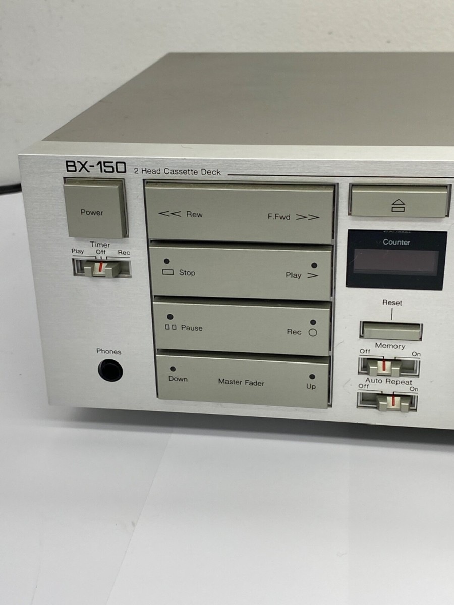 Vtg. Nakamichi Bx-150 2 Head Cassette Deck BX150 Working for