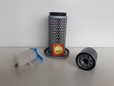 Ensemble de Filtres (Petit) Convient À pour Iseki Sg 15 H avec Moteur E262G