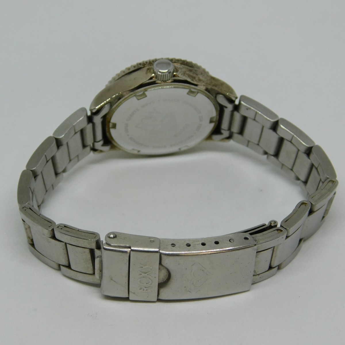 アメリカ産 ROXY QUIKSILVER レディース腕時計 Vintage ROXY QUICKSILVER Women's Watch Black Leather Buckle