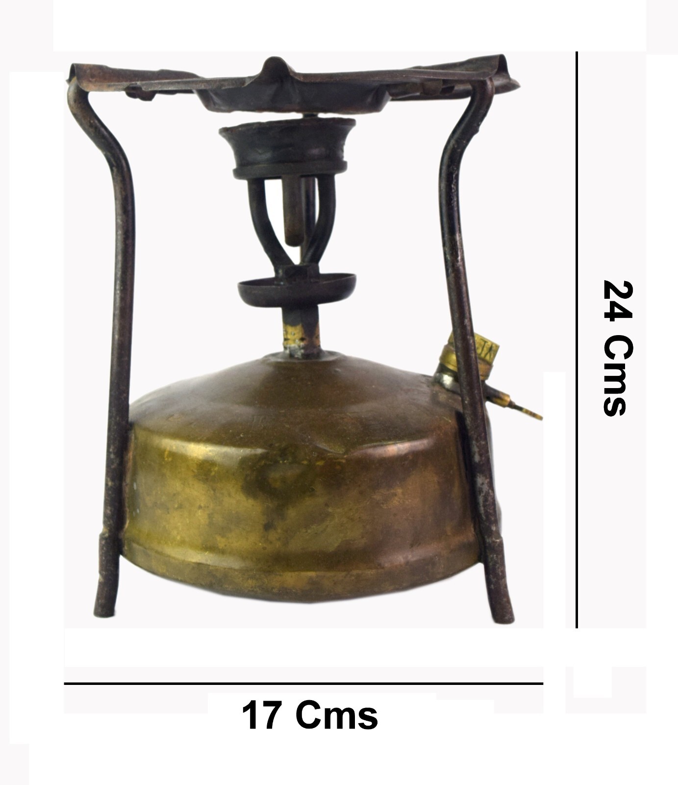 Single Burner Brass & Iron Original Plaza Brand Kerosene Pressure Stove G66-1256