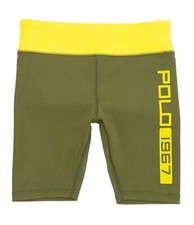 Polo Ralph Lauren Logo Stretch Interlock Bike Big Girl Short XL 16