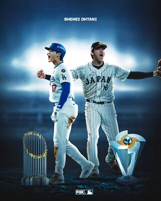 2024 Los Angeles Dodgers 8x10 world series/WBC champion photo