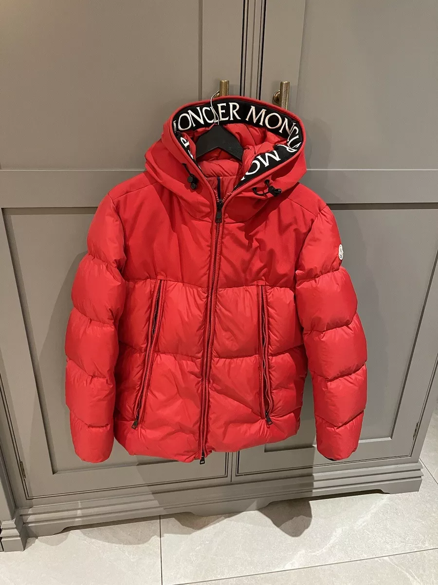 Red moncler womens coat deals