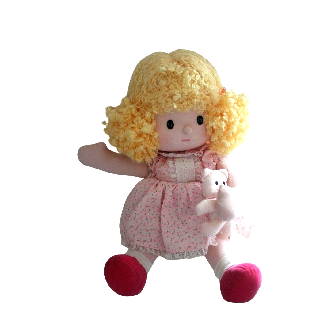 Russ Berrie Jenny Doll - Plays Music, Wind-Up Mechanism Vintage