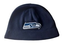 Seattle Seahawks Winter Hat Skull Cap Beanie Fleece Warm Blue Green OSFM NEW