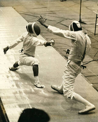 Kazuo Mano Of Japan And Mohamed Gamil El-Kalyoubi Of The United 1964 Old Photo
