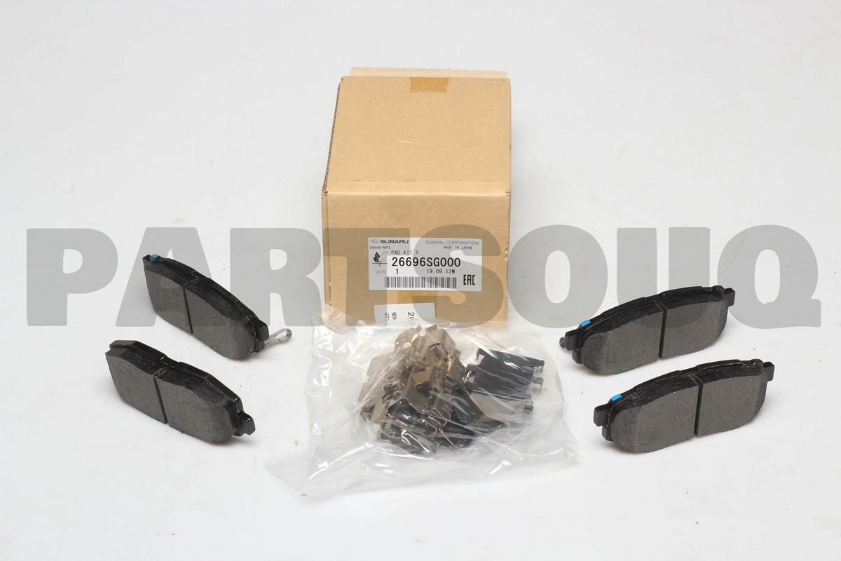 傷移しの鞘 RRR 3枚 26696SG000 Genuine Subaru PAD KIT-REAR 26696-SG000 | eBay