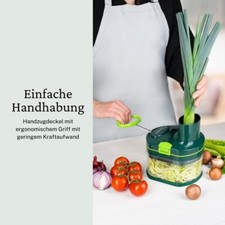 Genius Nicer Dicer Pegasus 10 teilig  Gemüsehobel ohne Strom mit Behälter