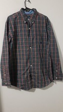 Chaps Men's Shirt Size Large Plaid Button Down