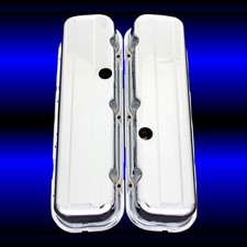 Chrome Tall Valve Covers For Big Block Chevy 396 427 454 502 Chevrolet Engines