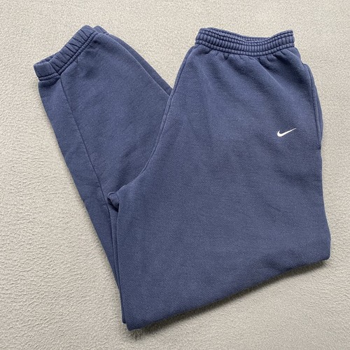 Vintage Nike Sweatpants Men’s XL Blue Fade Swoosh Baggy Y2k Made In USA