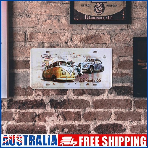 Vintage Metal Tin Sign Plaque Wall Car Posters Iron Painting for Bar