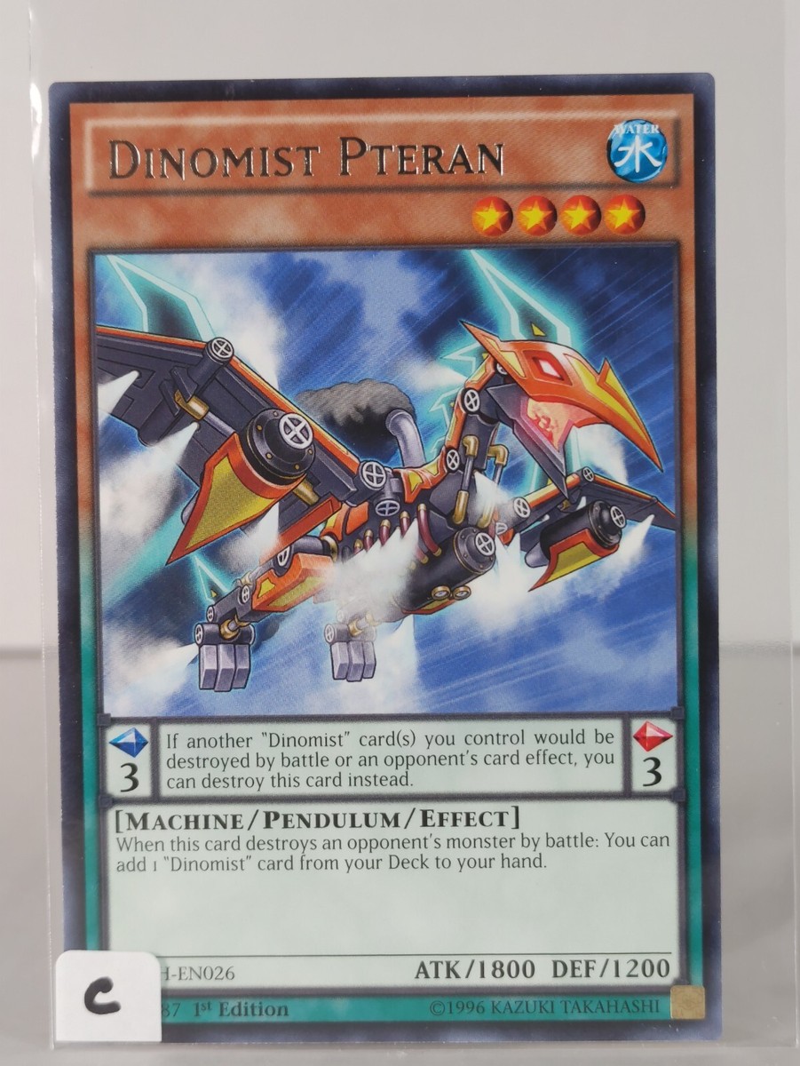 yugioh dinomist deck YuGiOh Breakers of Shadow Dinomist Pteran BOSH-EN026