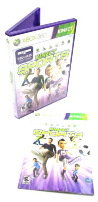 Microsoft XBox 360 Kinect Sports EMPTY Case w/ Manual