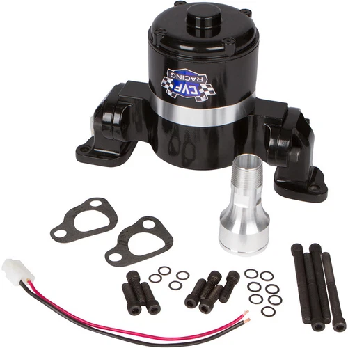 Black Big Block Chevy Electric Water Pump 396 427 454 EWP BBC High Volume Flow