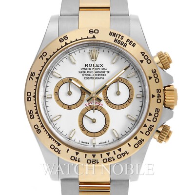 Rolex 126503 Cosmograph Daytona Steel/18K Yellow Gold White Dial
