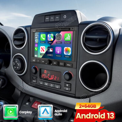 64G Android13 Autoradio Für Citroen Berlingo Partner Peugeot 3008 5008 2010-2016