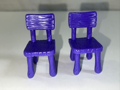 2-Disney Winnie the Pooh Playset Purple Chair Replacement Chair Pooh Toy