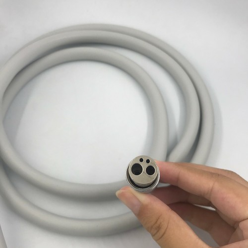 Tuyau Silicone Dentaire Pour Pièce à Main Haute/basse Vitesse - 2 Trous (type Borden) - Alimentation Pneumatique