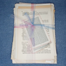 Vintage Old Text Book Pages 45+ for Scrapbook Junk Journal Collage Paper