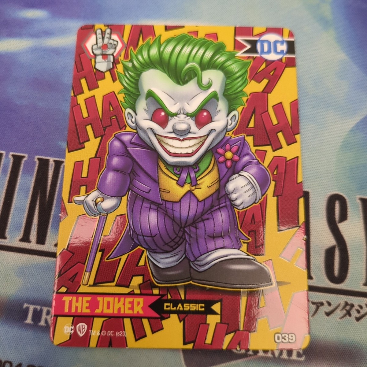 The Joker Classic 039 Embossed DC Comics Ooshies Trading Cards