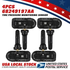 Set of 4 OEM 68249197AA Programmed TPMS Tire Pressure Sensors Fit For Ram 3500