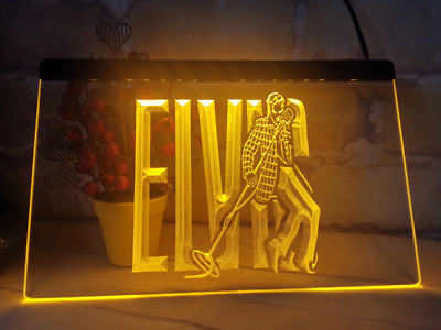 Elvis Presley The Art LED Neon Light Sign for Beer Bar Pub Club home party gift