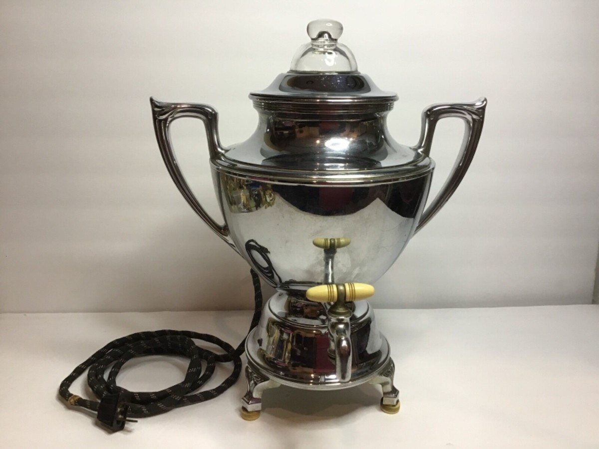 1920s UNIVERSAL LANDERS/FRARY/CLARK ELECTRIC COFFEE PERCOLATOR URN