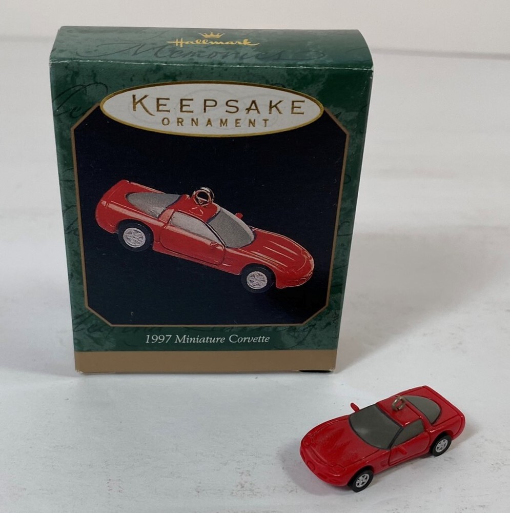 Hallmark Keepsake Ornament, Miniature Corvette, 1997