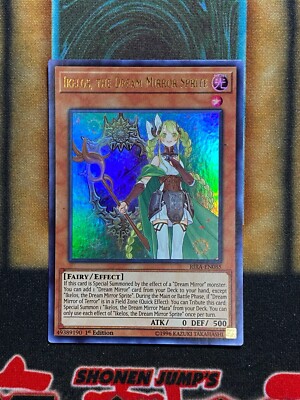 Yugioh Ikelos, The Dream Mirror Sprite RIRA-EN085 Ultra Rare 1st Ed MP