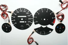 BMW E30 Original Design glow gauges dials plasma dials kit tacho glow dash shift
