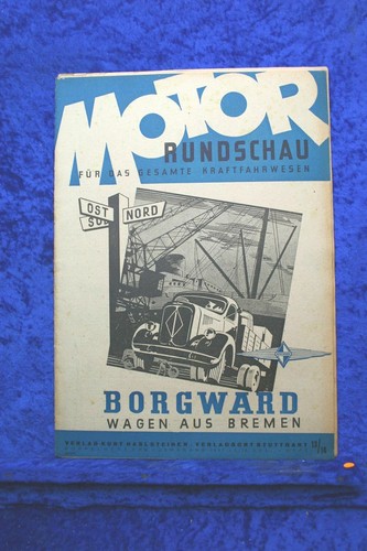 Motor Rundschau 13-14/47 # Opel seit 1897 NSU Kettenrad Magirus Waldschlepper