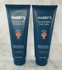 Harry’s Dry Skin Relief Body Lotion, Fig Scent, 2 Pack, 10 oz, Each, Sealed