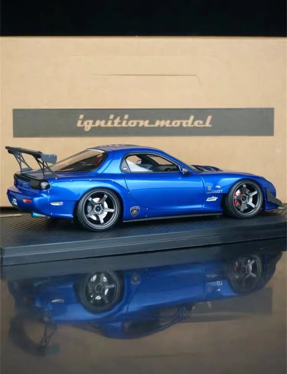Ignition Model 1/18 FEED Mazda RX-7 (FD3S) 魔王 Blue Ignition Model 1/18 FEED Mazda RX-7 (FD3S) 魔王 Blue
