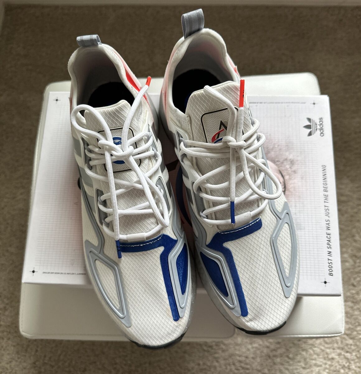 Adidas ZX 2K Boost NASA Men's Size 9.5 FY5725 | eBay Adidas ZX 2K Boost NASA Men's Size 9.5 FY5725 | eBay