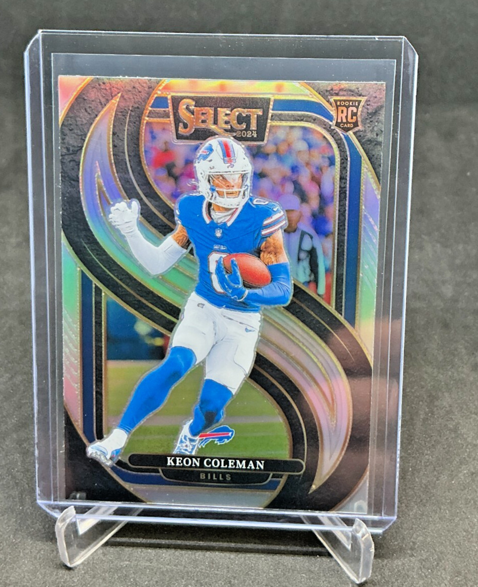 2024 Panini Select KEON COLEMAN RC Premier Level Silver Prizm #153 Bills (B)