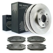 Bremsscheiben Bremsbeläge vorne 276 mm belüftet für Hyundai Santa Fe I Trajet FO