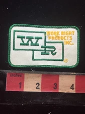 Vtg (likely 1980s - 90s Era) WR WORK RIGHT PRODUCTS INC. Advertising Patch 76EE