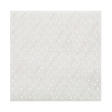 100Pcs Cabinet Door Bumpers Small Self-Adhesive Clear Rubber Feet 10x2mm