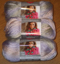 Lot of 3 Skeins, Red Heart Boutique Unforgettable, 3.5 oz, 280 yds, Springtime
