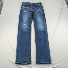 American Eagle Jeans Mens 30x34 Blue Original Boot Cut Western Cowboy Casual