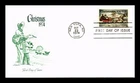 US COVER CHRISTMAS THE ROAD WINTER BY CURRIER AND IVES FDC ARTMASTER