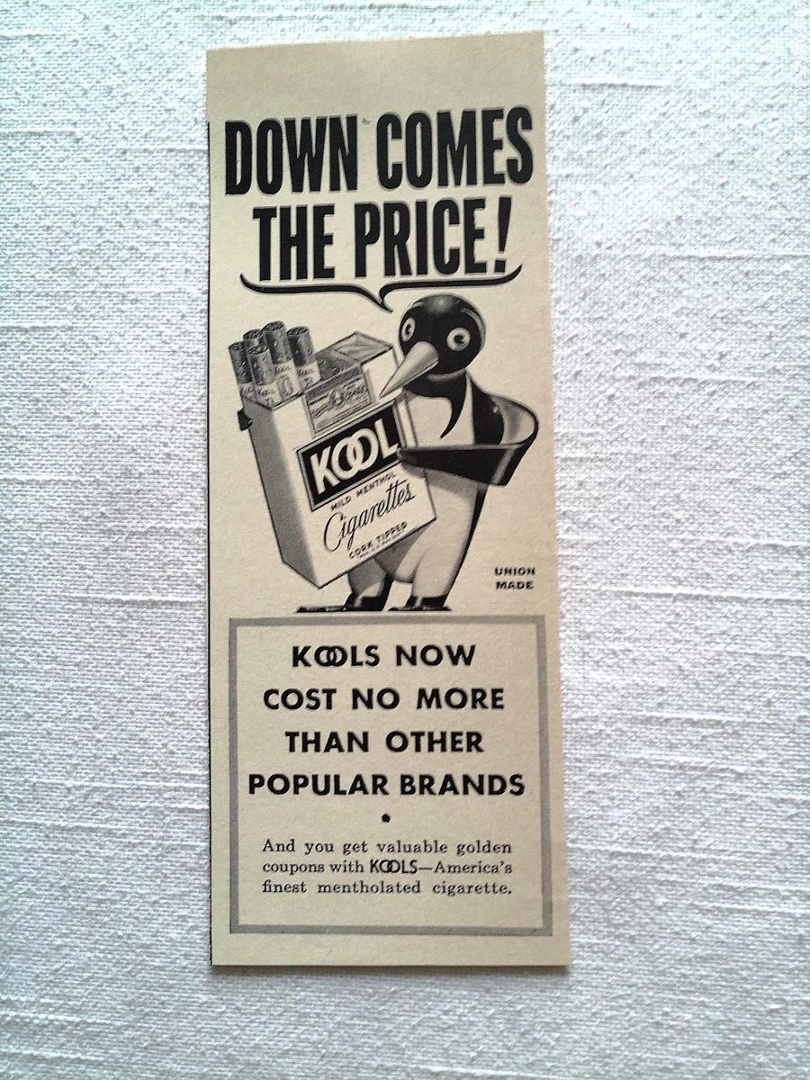 Kool Penguin In Collectible Tobacco Cigarettes for sale | eBay